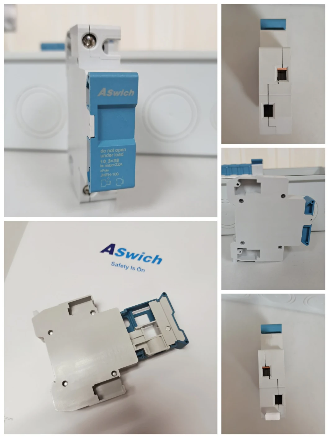 New Design DC Solar Photovoltaic 1000V PV Fuse Holder Base Box