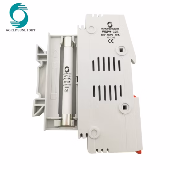 TUV Certificate Solar Engergy 10*85 DC 1500V 1A to 30A PV Photovoltaic Fuse with Fuse Holder