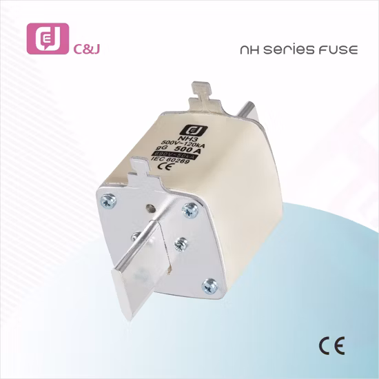 퓨즈 홀더가 있는 Nh3 시리즈 저전압 퓨즈
